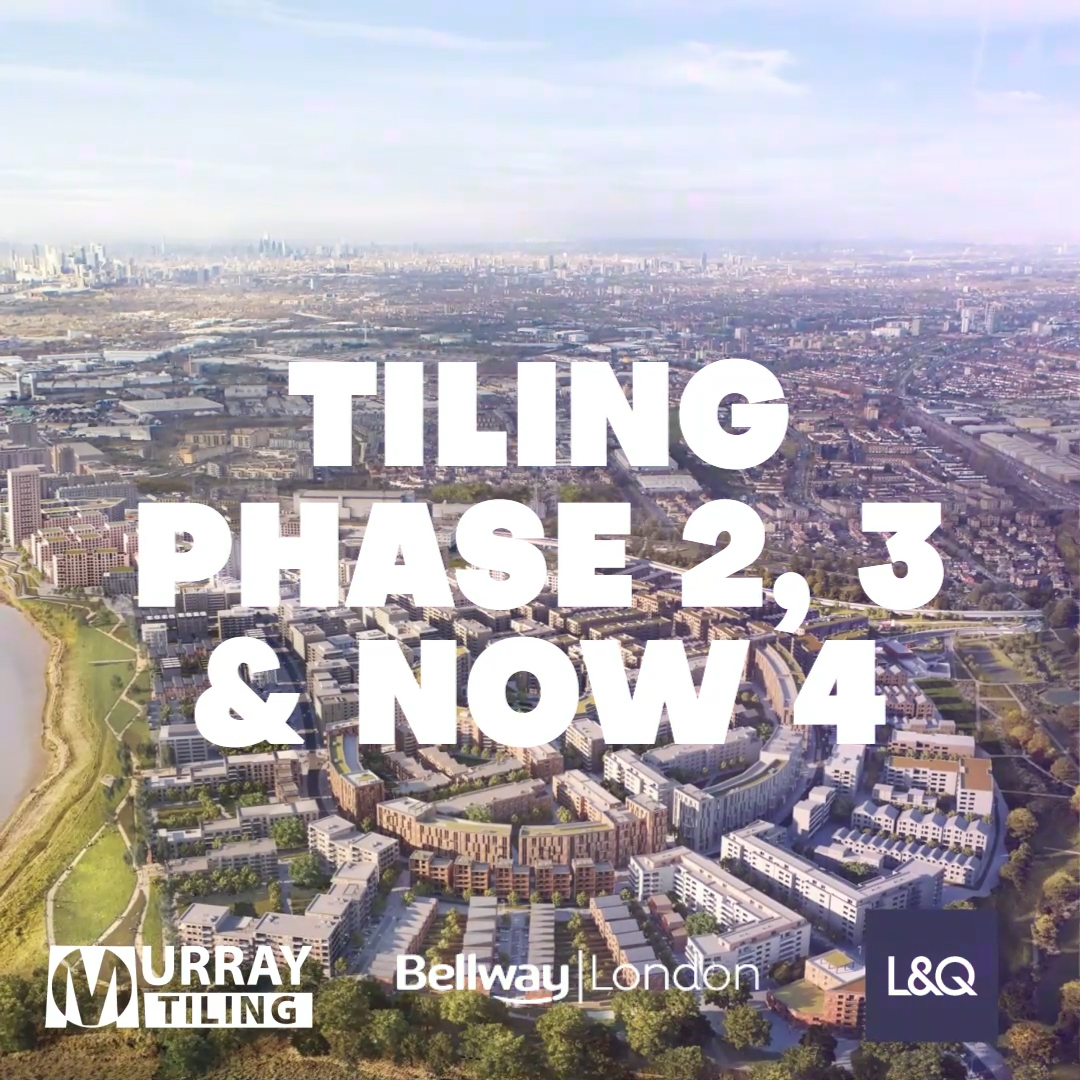 Murray Tiling has been awarded phase 4 of the prestigious Barking Riverside project